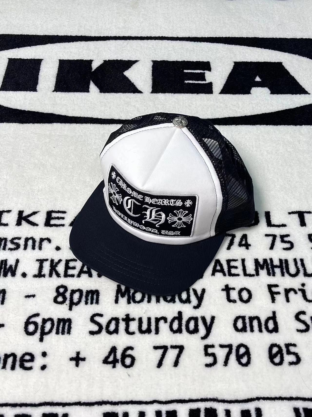Chrome Hearts White Sanskrit Baseball Cap photo 2