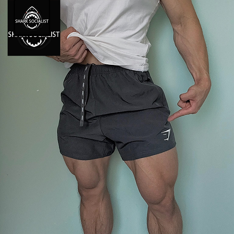 Gymshark Black Performance Tank Top and Shorts Set