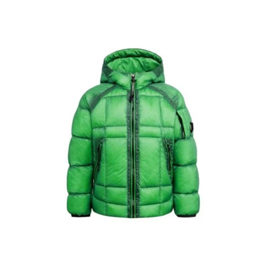 Two-Way Zippered Hooded Down Jacket photo 5