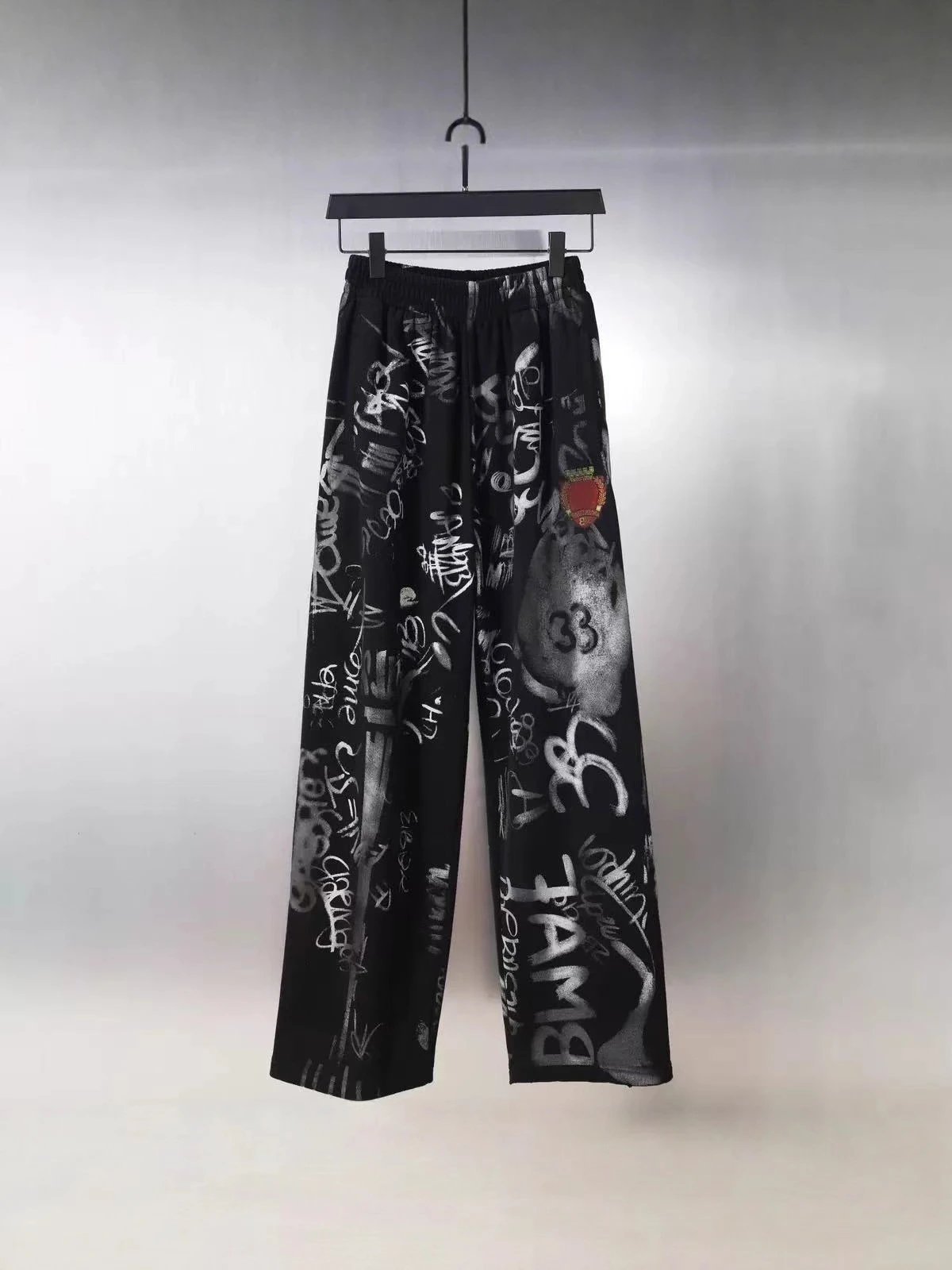 Hand-painted graffiti zip-up hoodie photo 5
