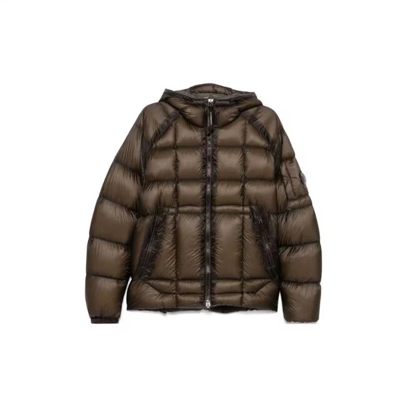 Two-Way Zippered Hooded Down Jacket photo 7