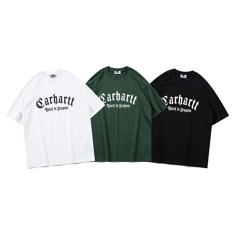 Carhartt T-Shirt Black And White Graphic Streetwear