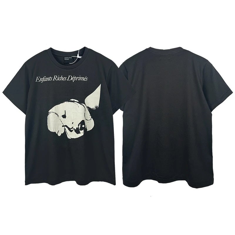 Enfants Riches Déprimés Graphic Print Black White Olive Green T-Shirt Collection