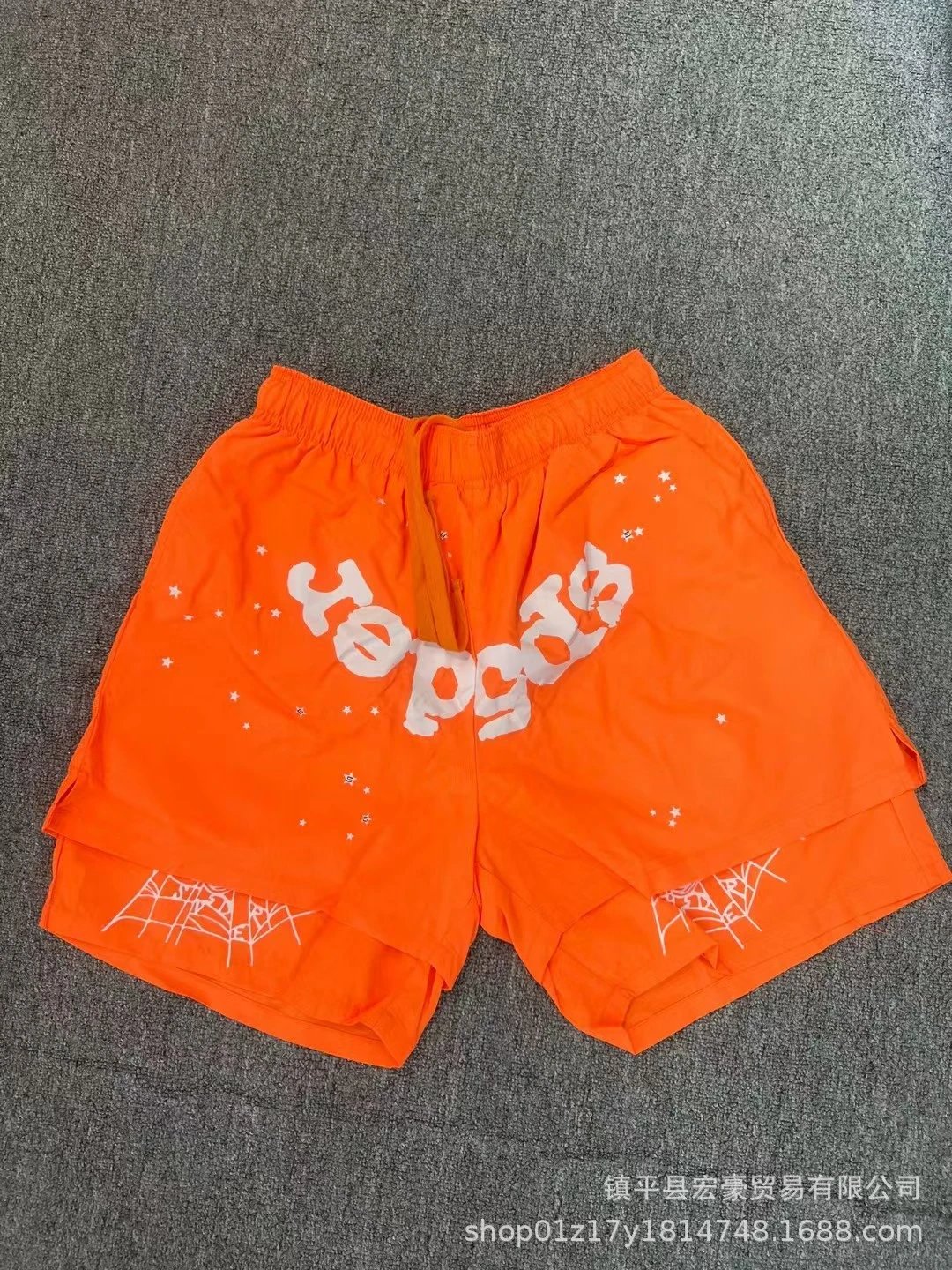 Hip-Hop Letter Print Casual Shorts photo 7
