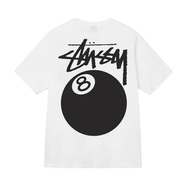 Stussy 8 Ball White 