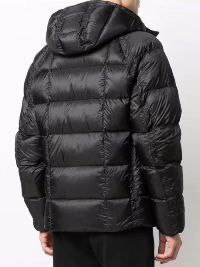 Moncler Maya Navy Blue Puffer Hooded Jacket