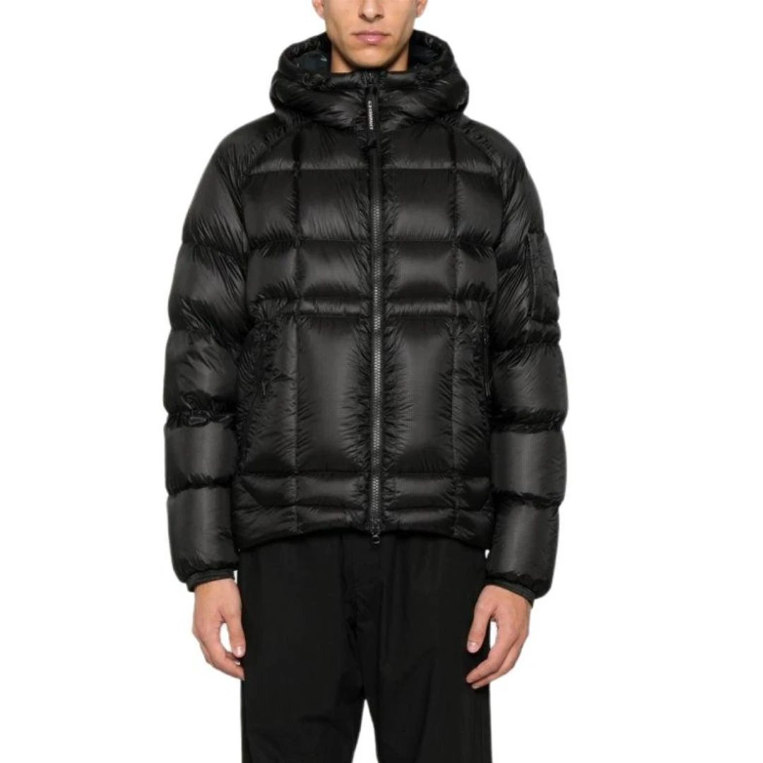 Two-Way Zippered Hooded Down Jacket photo 3