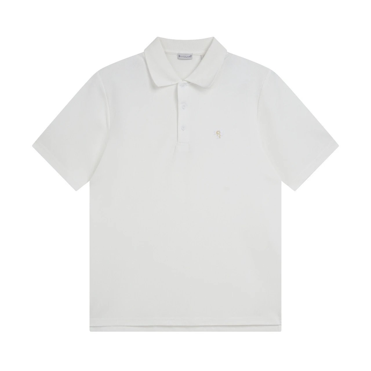 Polo Shirt Classic Brown Navy White Black Olive Patterned Collar Casual
