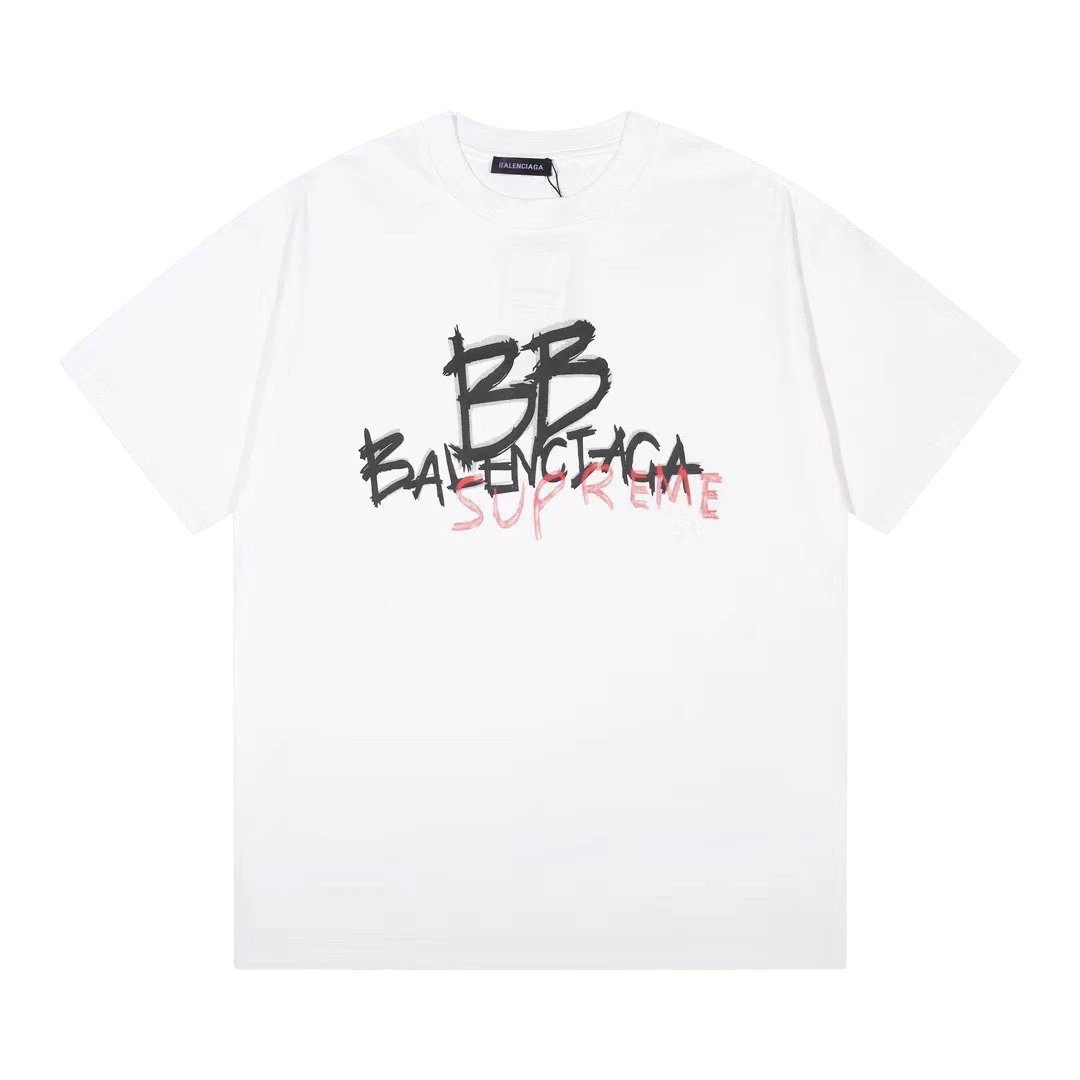 Balenciaga Crew Neck Short Sleeve T-Shirt