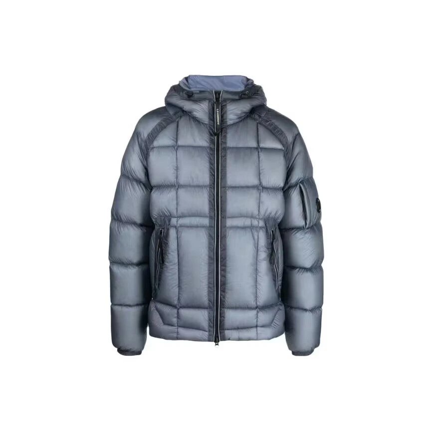 Two-Way Zippered Hooded Down Jacket photo 4
