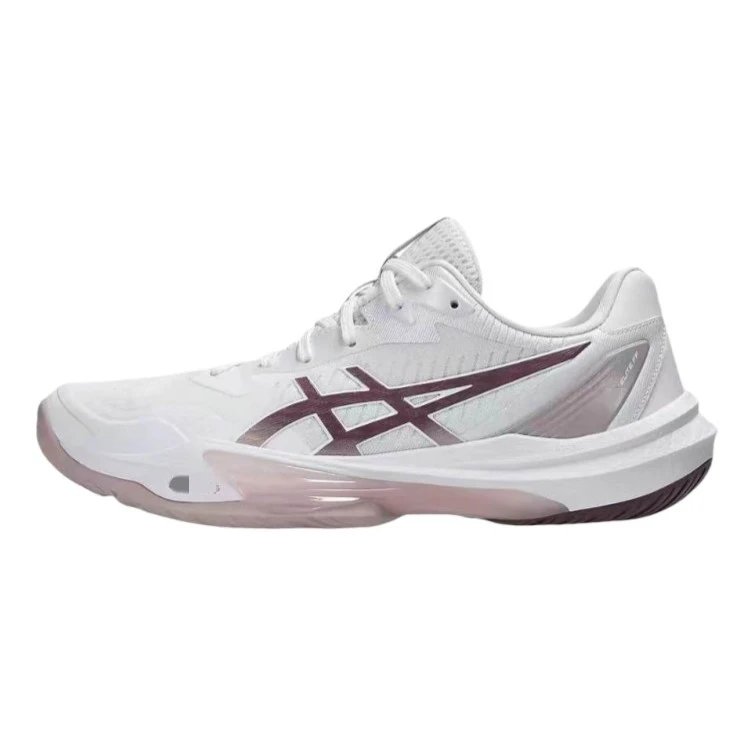 Asics Gel-Resolution 9 White Blue Performance Tennis Shoes