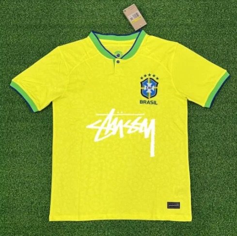 Stussy Brazil Italy Real Madrid Soccer Jersey Collection Graphic Print