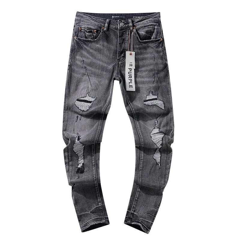 Ripped Patched Retro Straight Leg Jeans photo 2