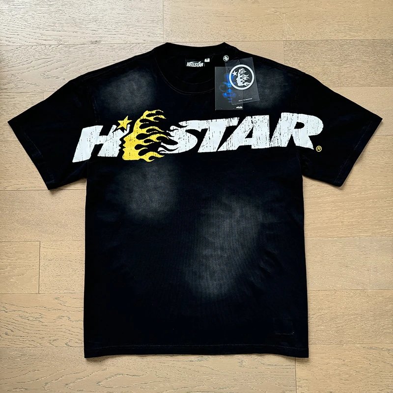 Distressed Letter Loose T-Shirt photo 8