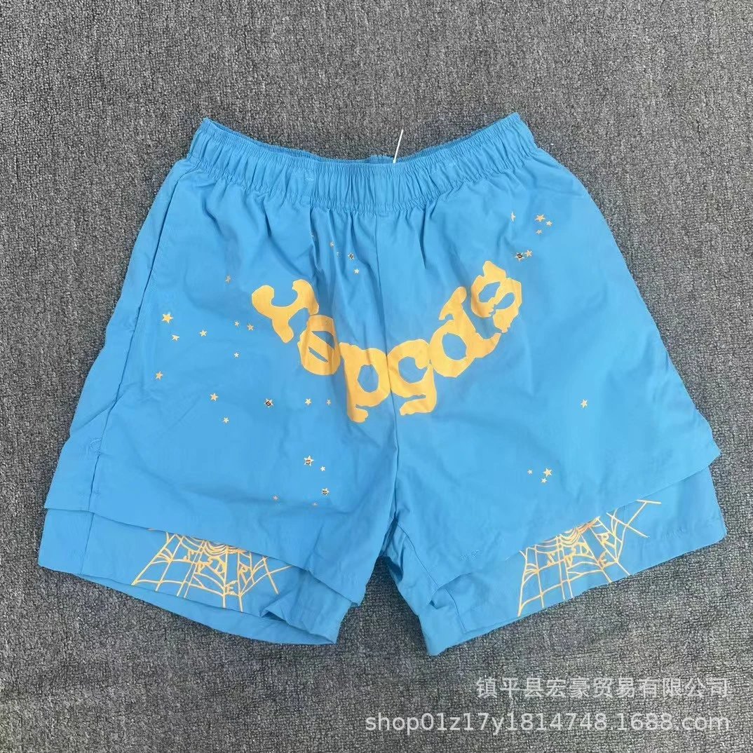 Hip-Hop Letter Print Casual Shorts photo 2