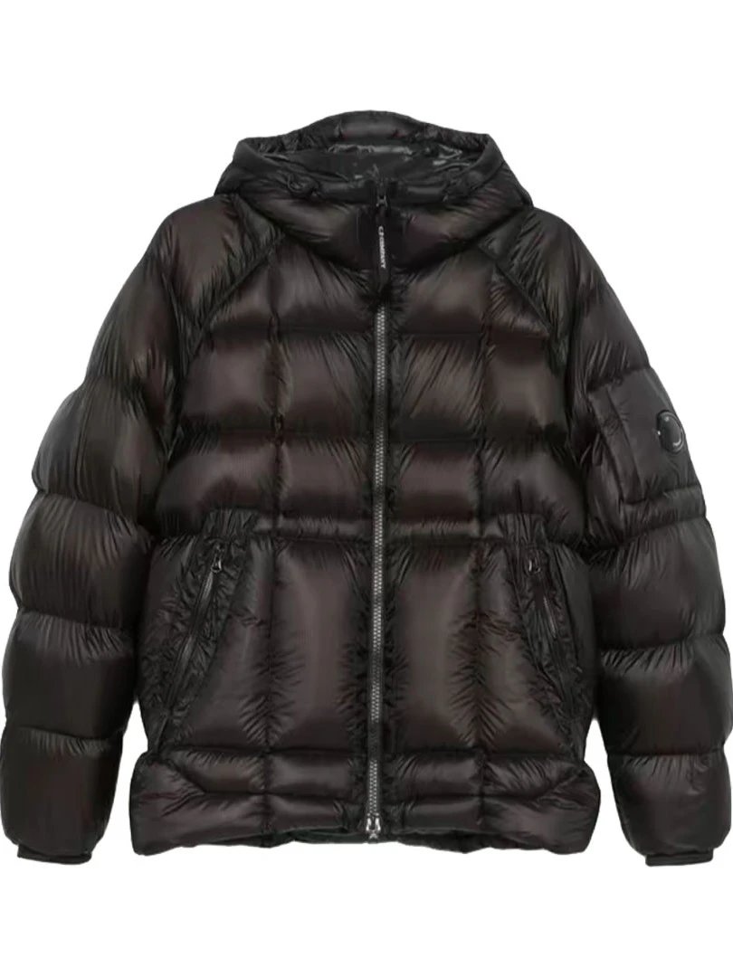 Moncler Maya Navy Blue Puffer Hooded Jacket