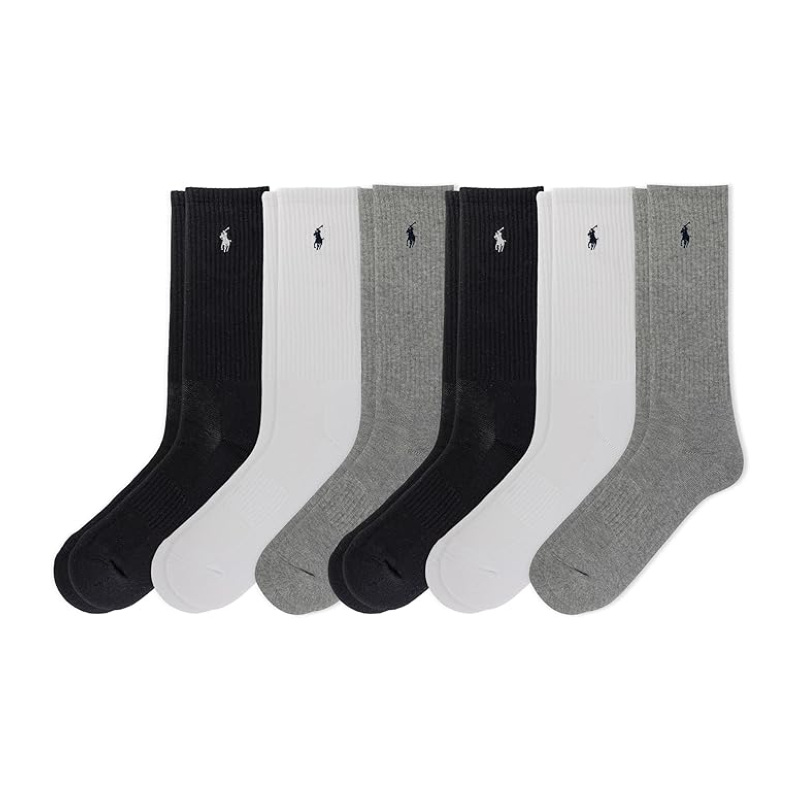 Ralph Lauren Men's Socks Long Cotton Solid Color Warm Fashion Embroidered Pony photo 2