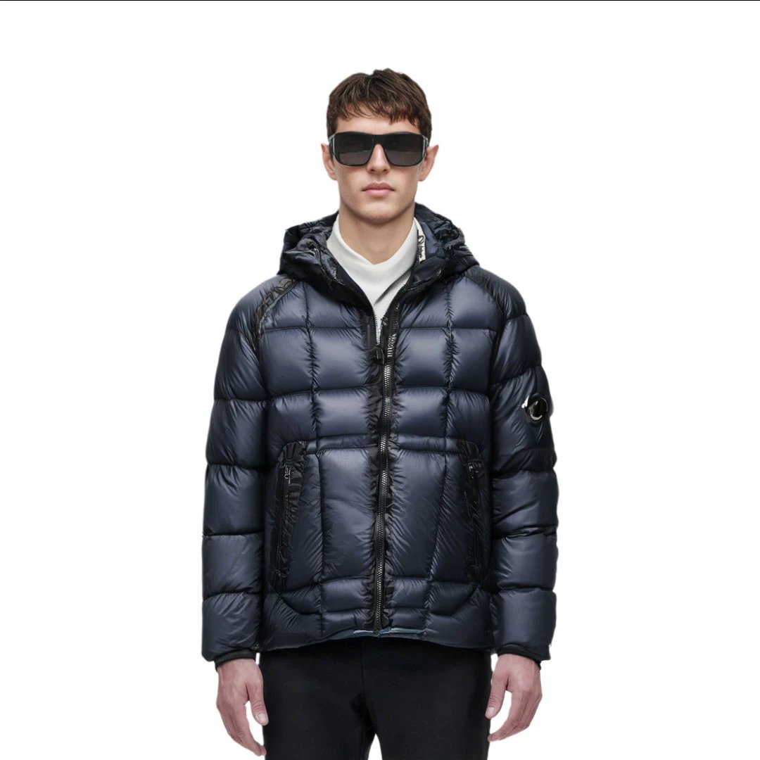 Two-Way Zippered Hooded Down Jacket photo 2