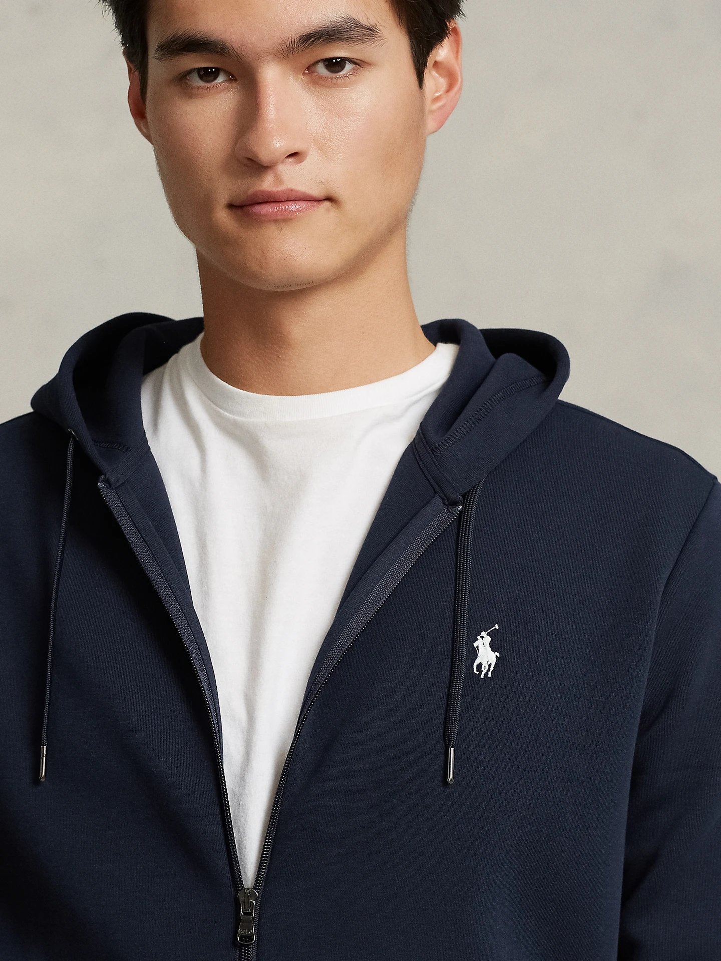 Ralph Lauren Men's Double-Sided Knit Full-Zip Hoodie photo 5