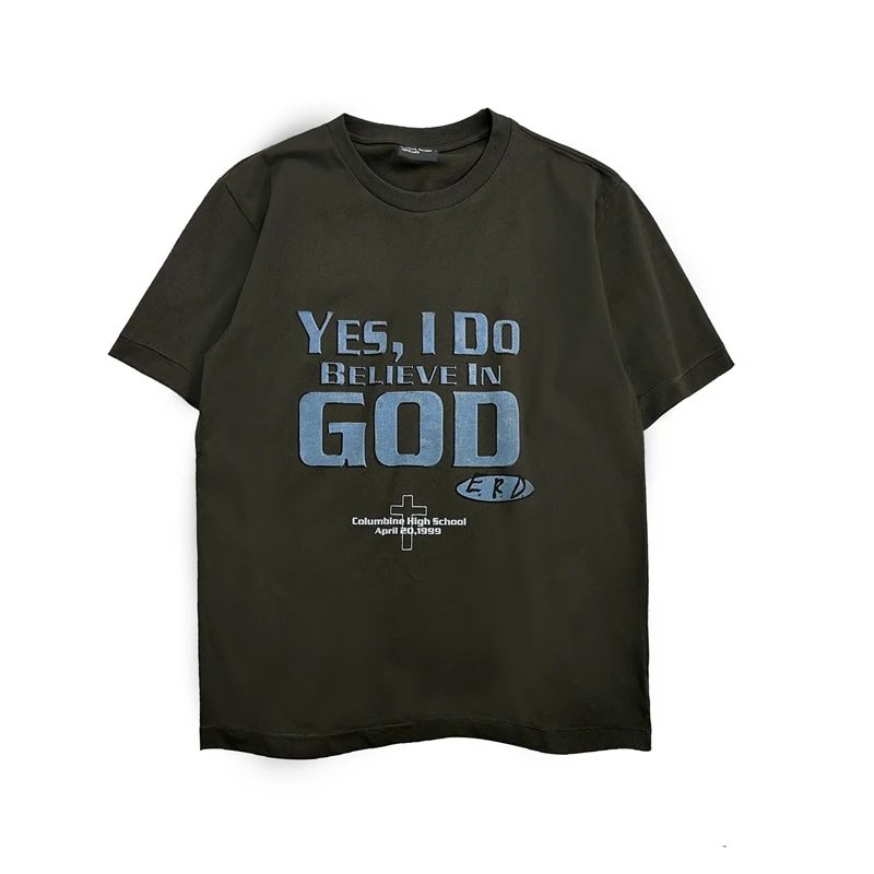 Retro Print Short-Sleeve T-Shirt photo 4