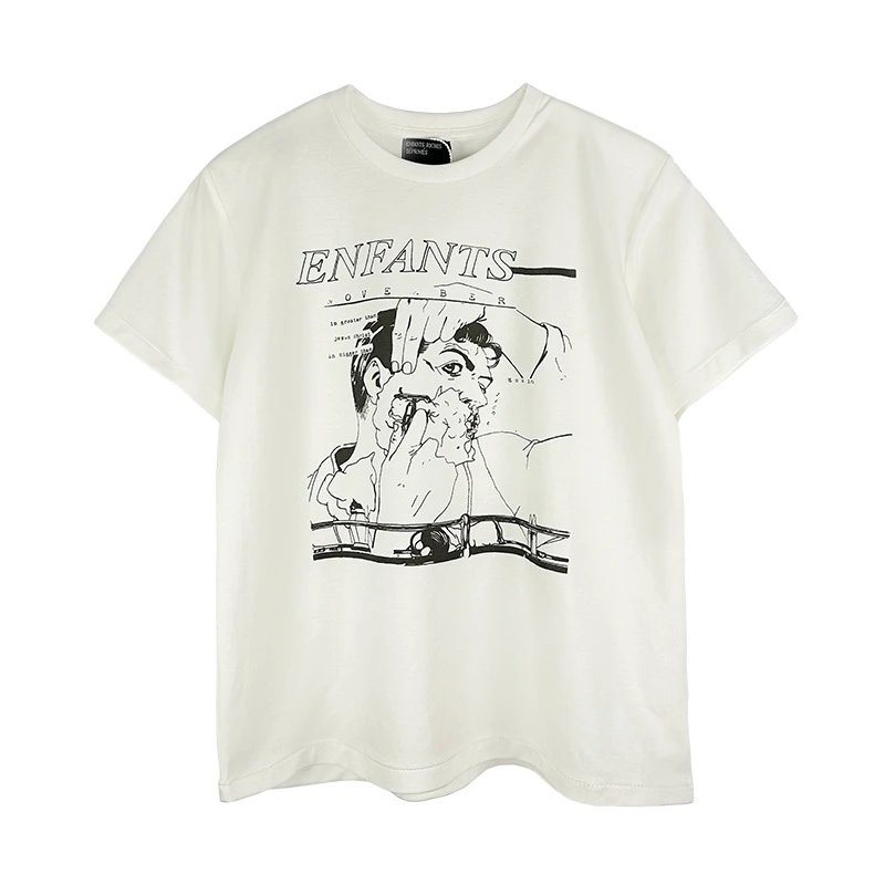 Retro Print Short-Sleeve T-Shirt photo 7