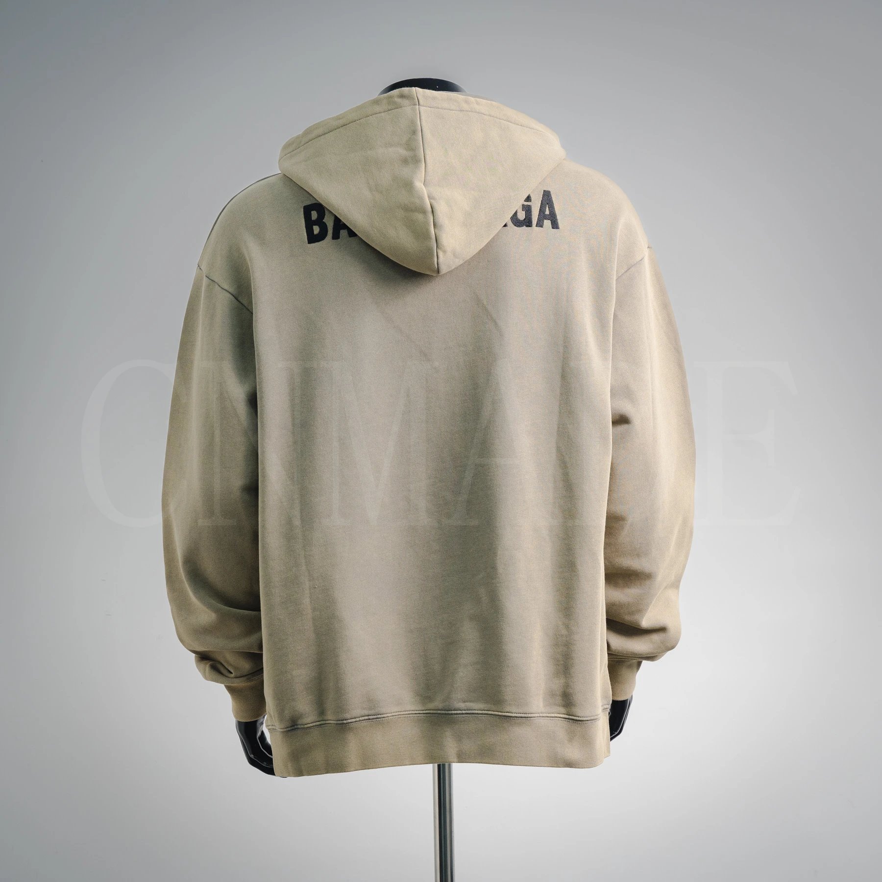 BLSJ前后刺绣字母水洗连帽卫衣 2