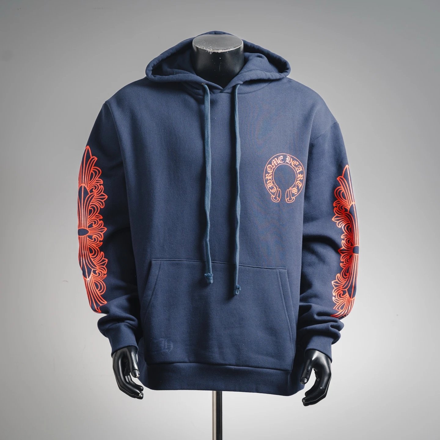 KH25Fw 梵文马蹄印花连帽卫衣