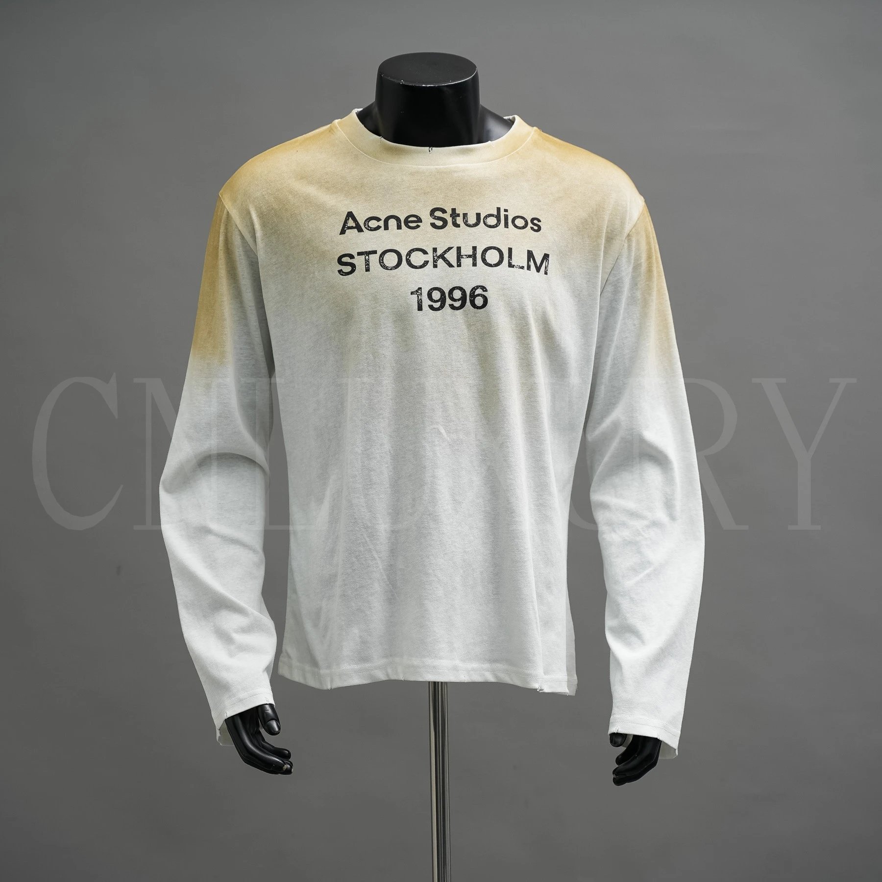 Acne Studios White Long Sleeve T-Shirt