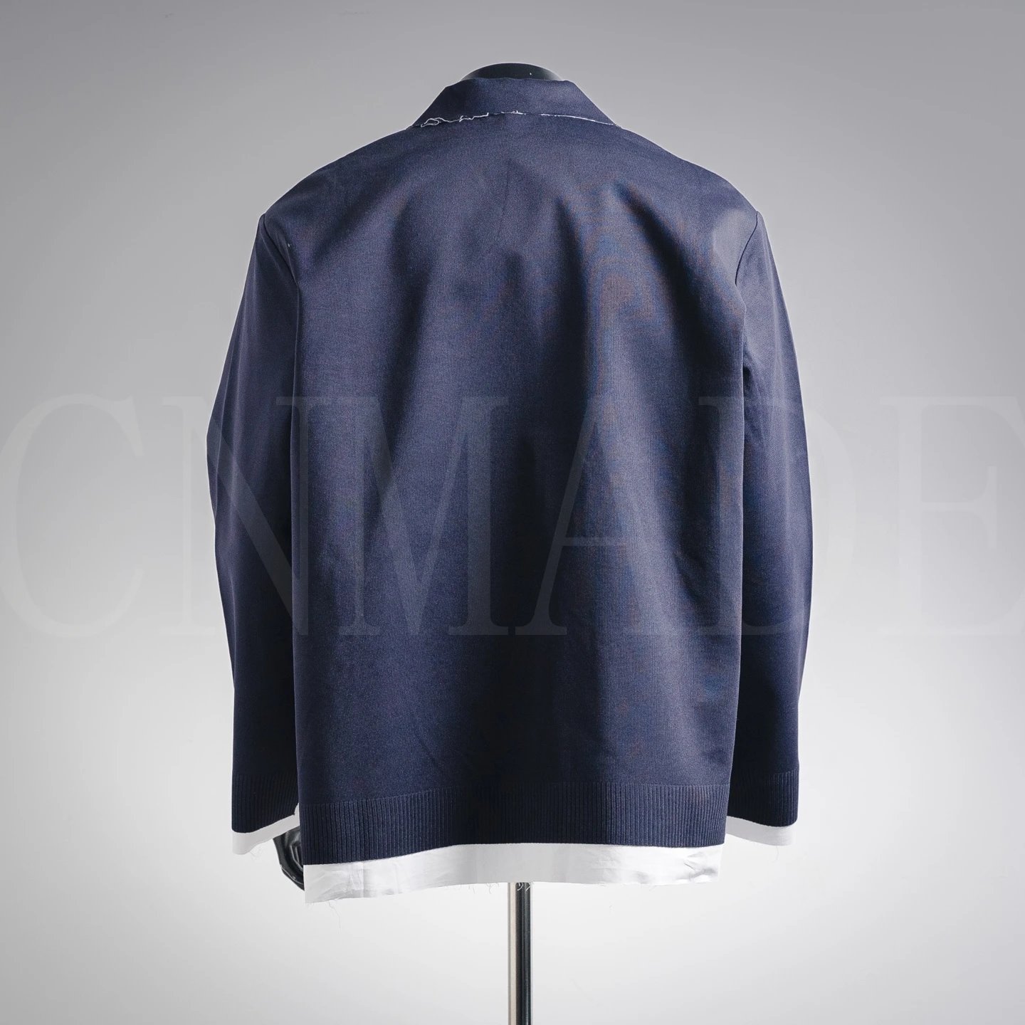 Miu2 25Fw 假两层翻领针织开衫 2