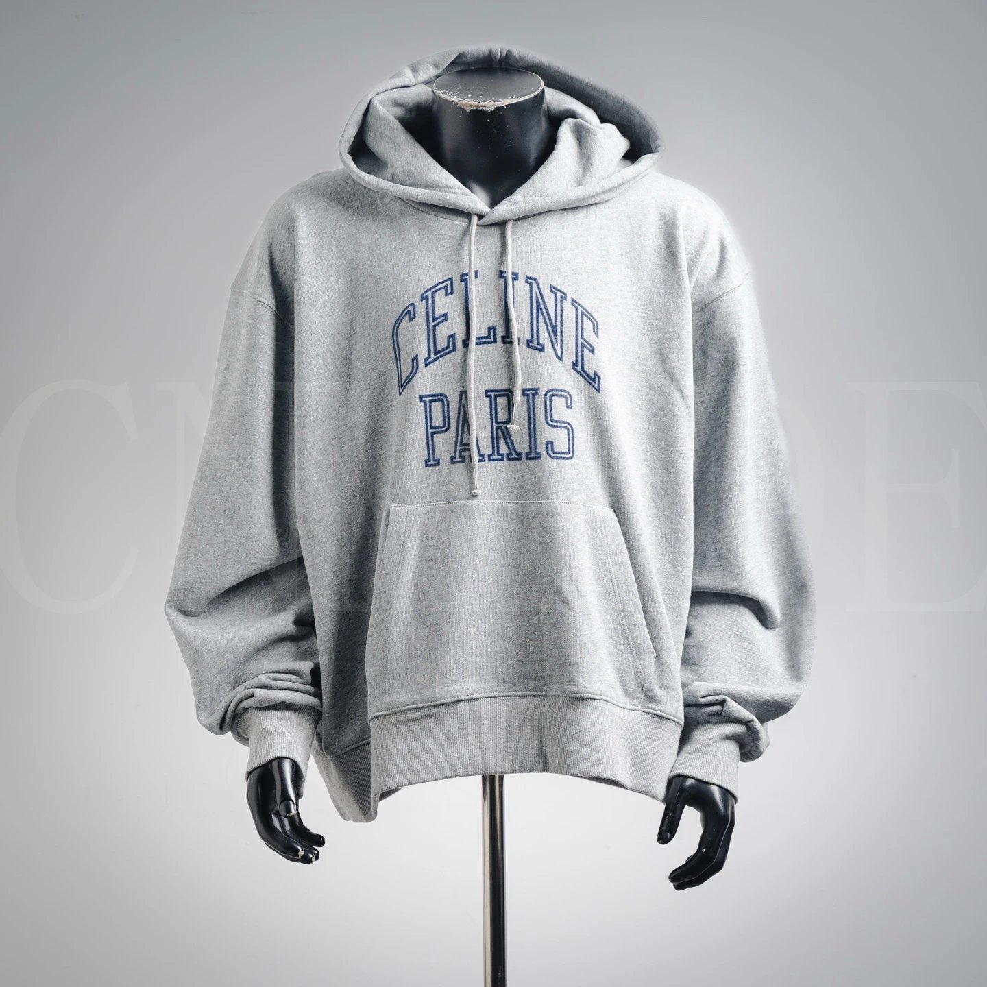 CE塞0胸前植绒刺绣连帽卫衣