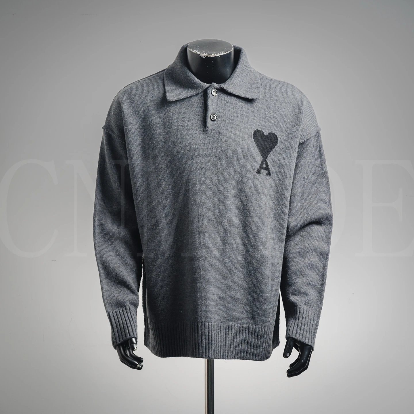 AM爱心25Fw 爱心Polo毛衣 1