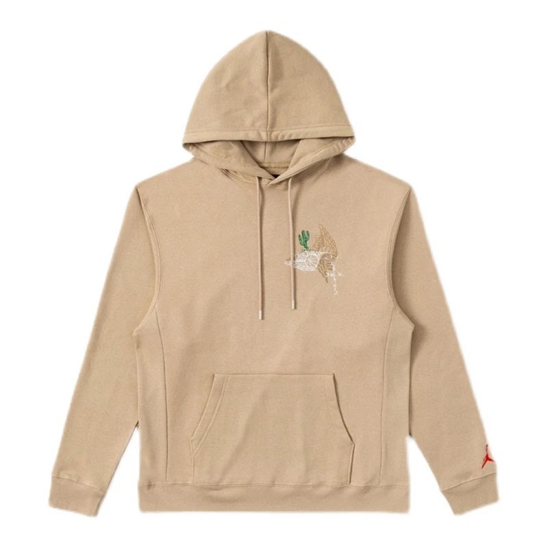 Jordan Beige Hoodie with Front