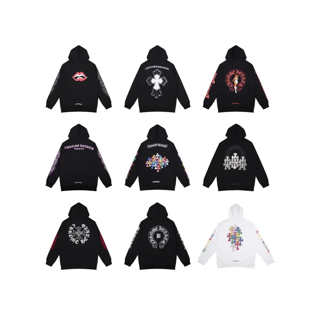 Chrome Hearts Black Hoodie wit