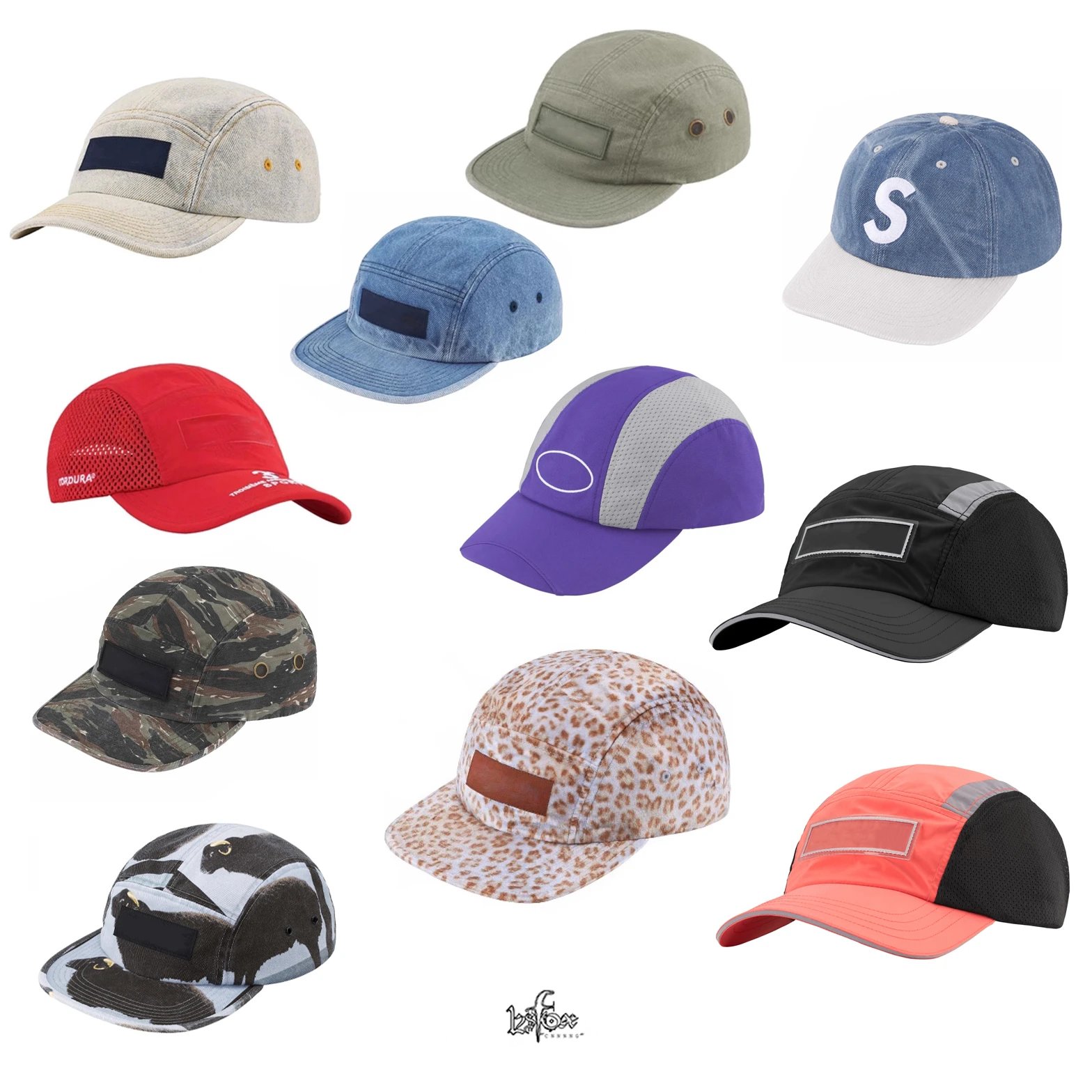 Supreme Multi-Color Panel Caps