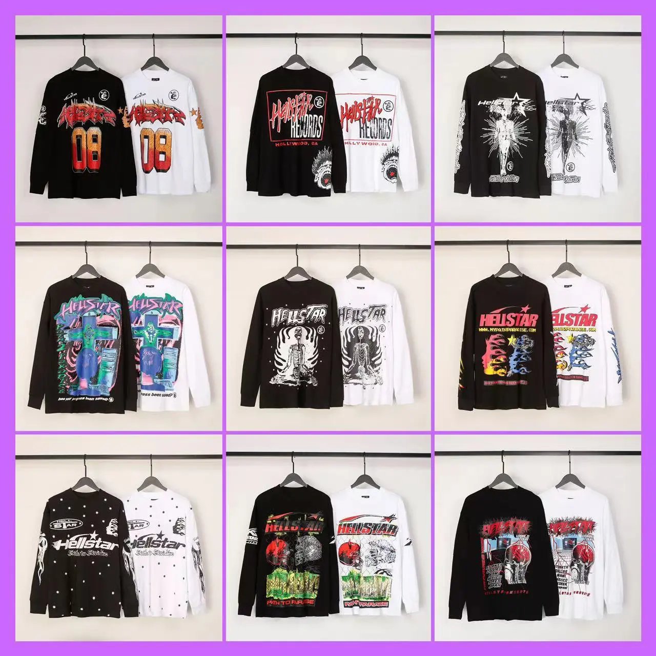 Hellstar Black and White Long 