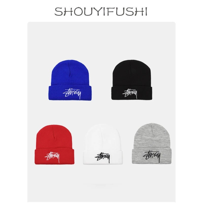 Stussy Beanie in Blue, Black, 