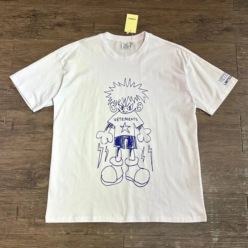 Vetements White Graphic T-Shir
