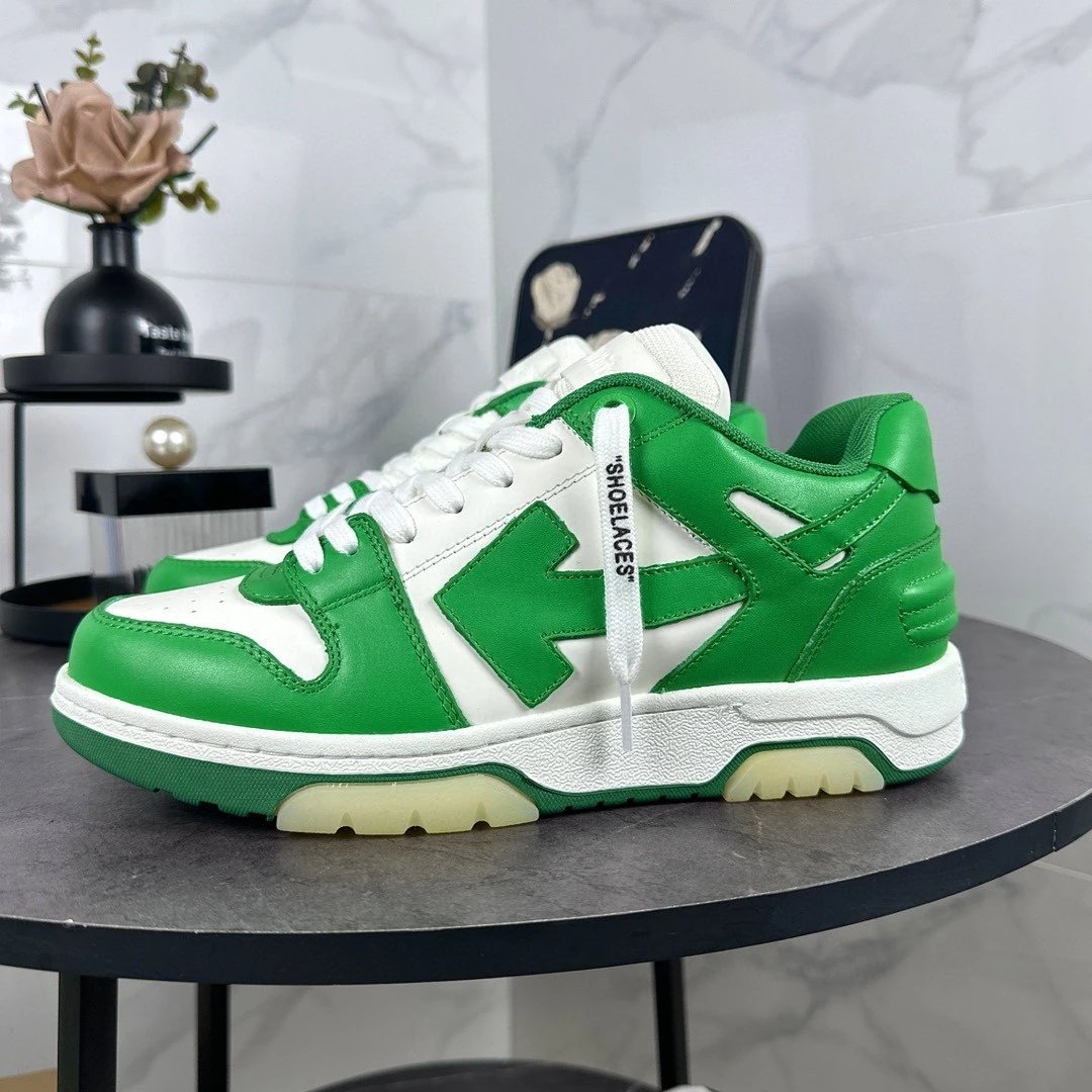 Off-White Green and White Low 