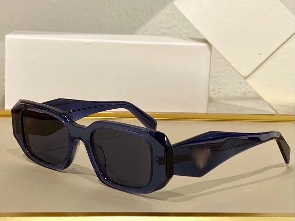 Ruixin Geometric Black Oversized Sunglasses