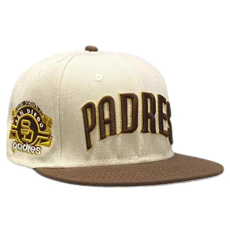 San Diego Padres Navy Blue Embroidered Snapback Cap
