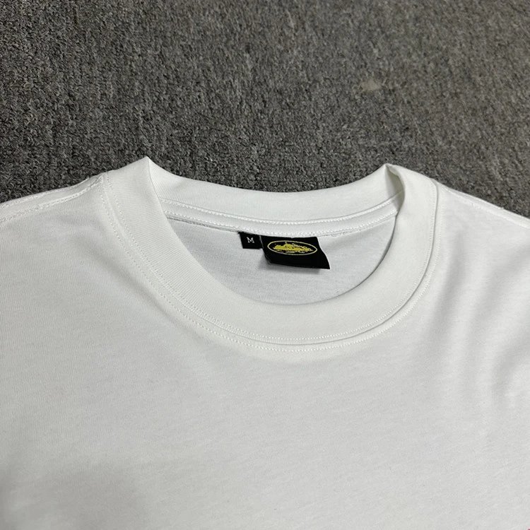 White Graphic Print Bomb Timer Streetwear T-Shirt