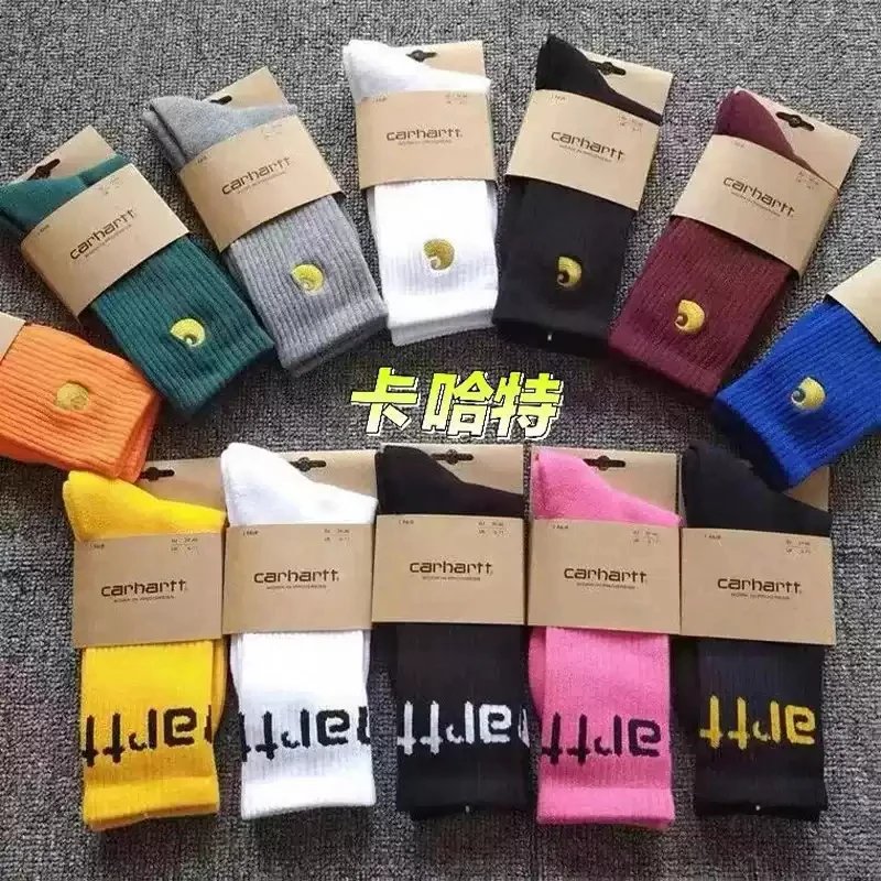 Carhartt WIP Logo Crew Socks Assorted Colors Casual