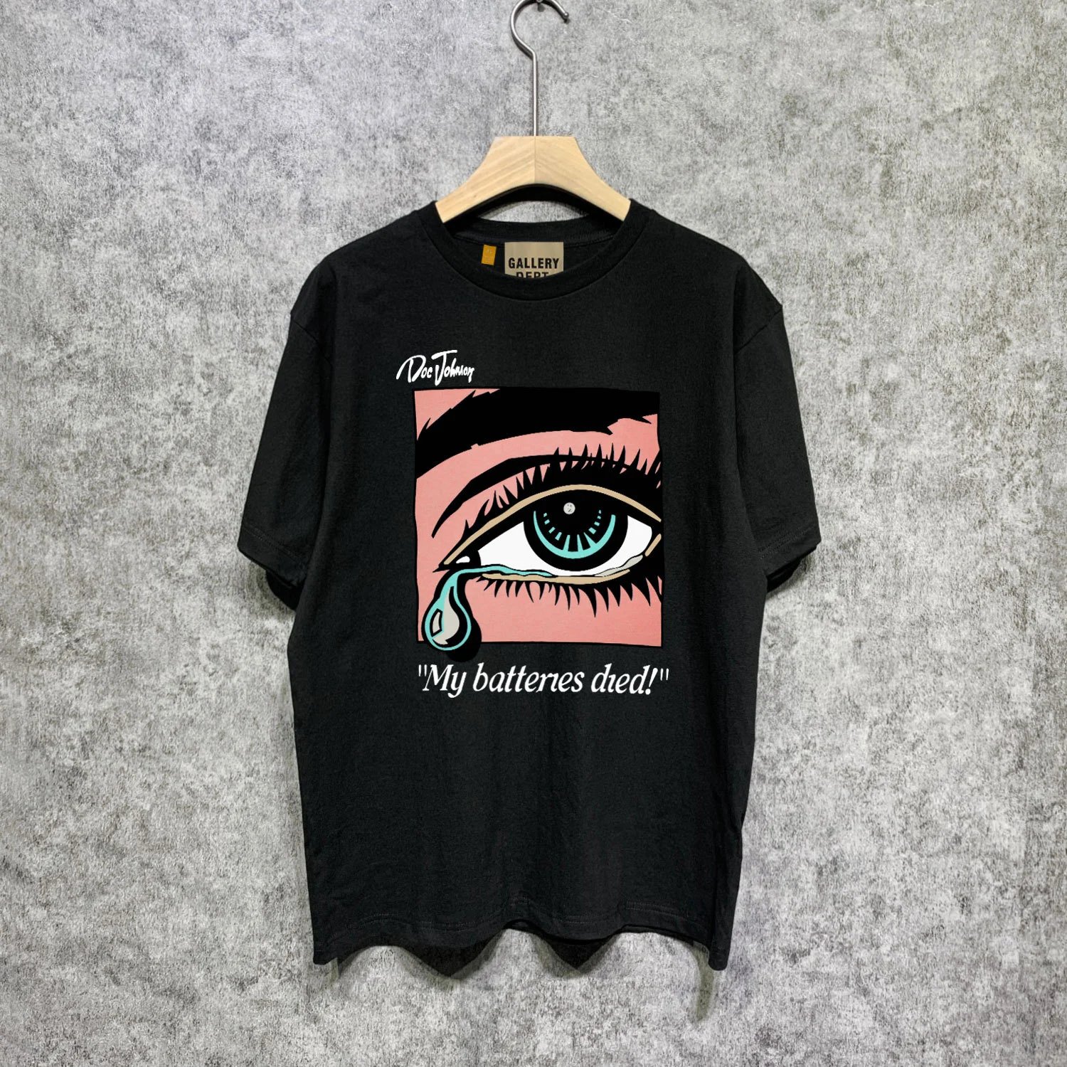 Gallery Dept My Batteries Died Cream Graphic Tee
