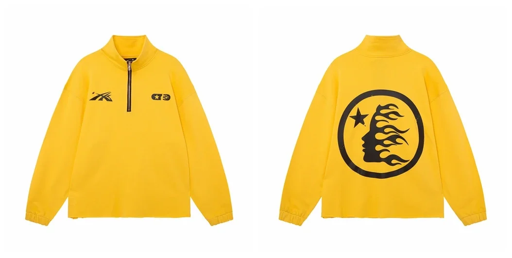 Reebok Half-Zip Yellow Jacket
