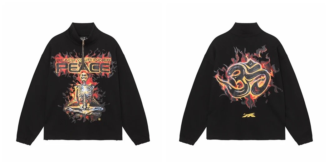 Reebok Reach Your Inner Peace Black Jacket