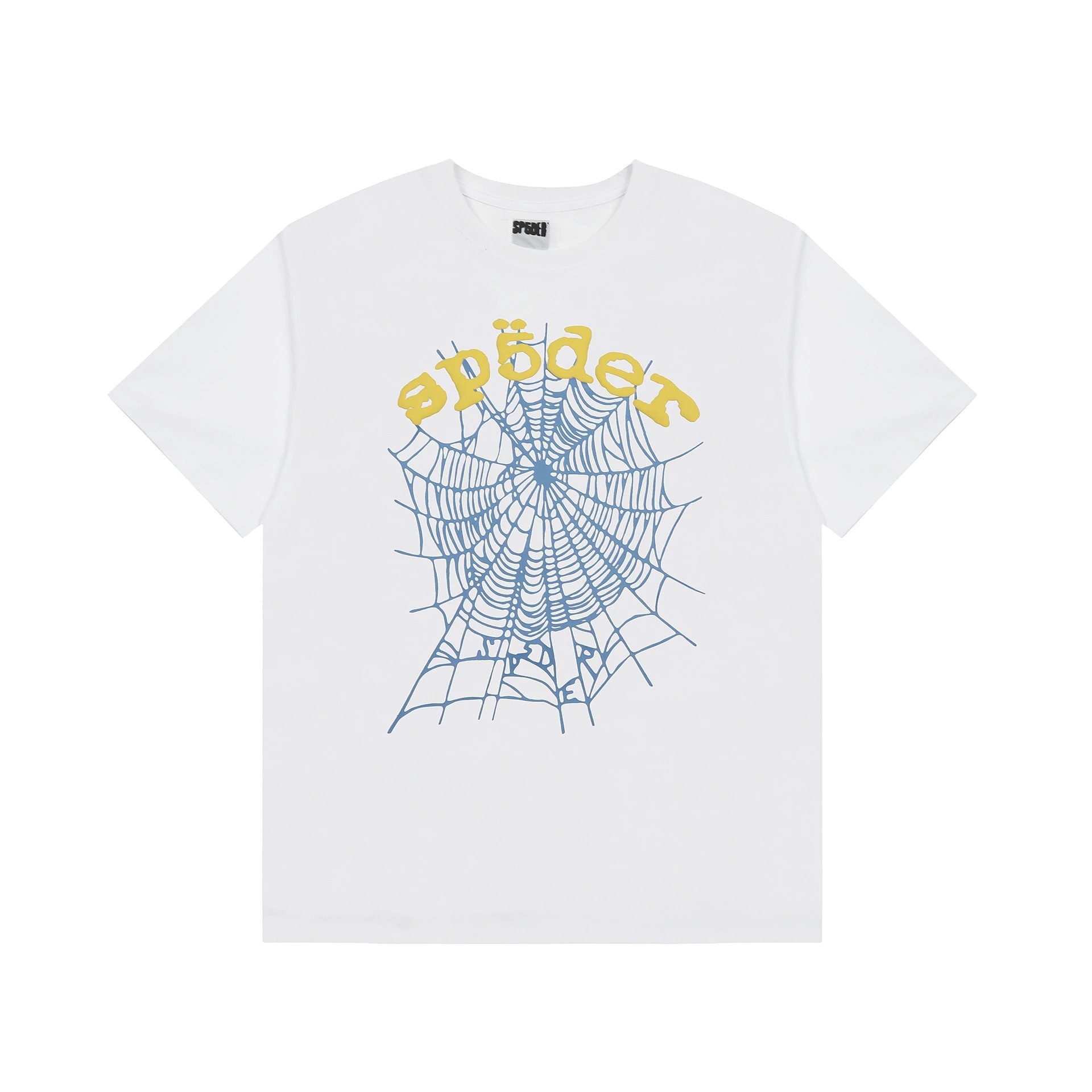 SP5DER Men's Loose Casual Printed Short-Sleeve T-Shirt
