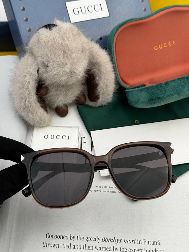 Gucci Gucci Black Brown Square Acetate Sunglasses - Buy on Kakobuysheetfind