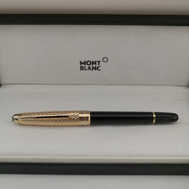 Mont Blanc Montblanc Meisterstück Black Gold Fountain Pen - Buy on Kakobuysheetfind