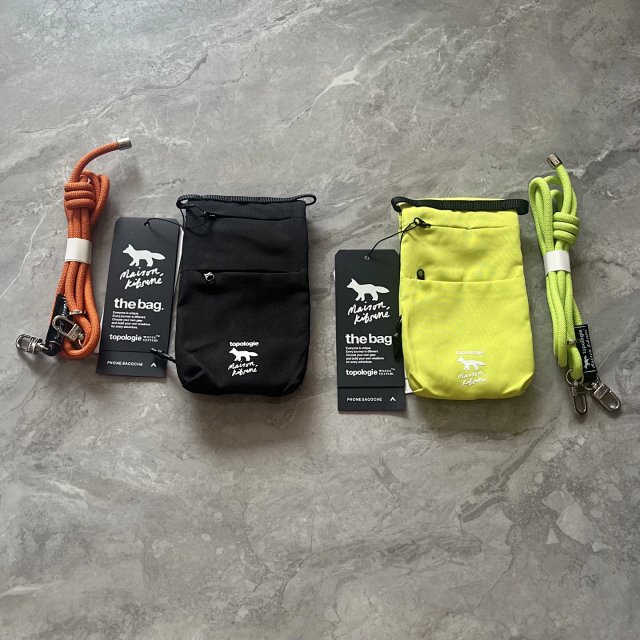 Maison Kitsune Maison Kitsune Black Waterproof Nylon Crossbody Bag - Buy on Kakobuysheetfind