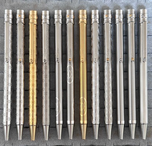 Cartier Cartier Classic Gold Engraved Metal Ballpoint Pen - Buy on Kakobuysheetfind